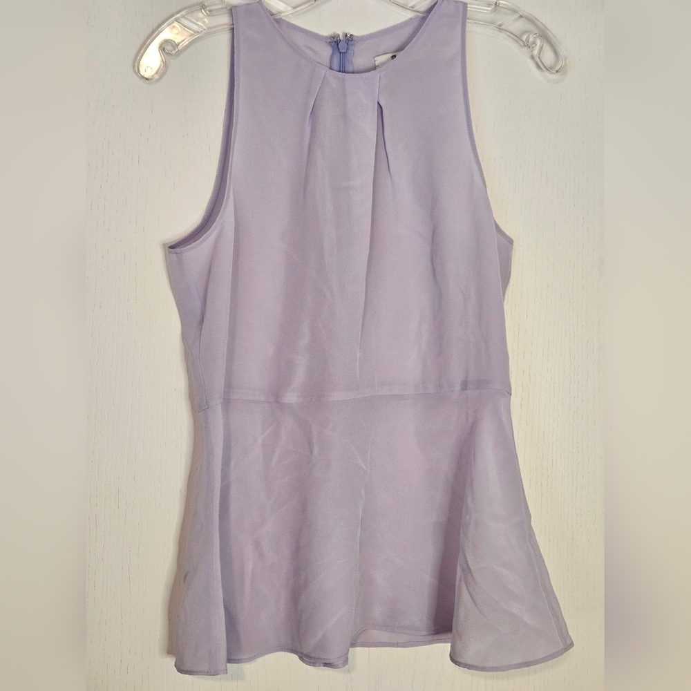 Madewell Light Purple Blouse Silk Top